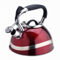 Durable stainless steel stovetop whistling tea kettle