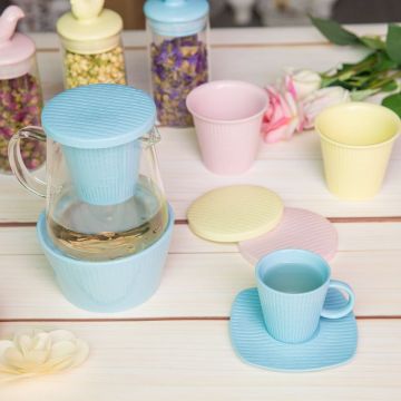 Ensemble de thé turc de porcelaine antique cafetière
