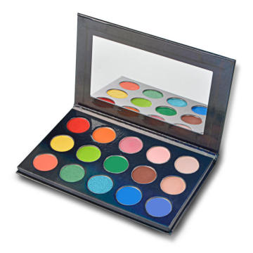 Produttore economico Nuovo luccichio di alta qualità Shimmer Matte Oceo da 15 Colori Oscere Tavolozza di ombretti