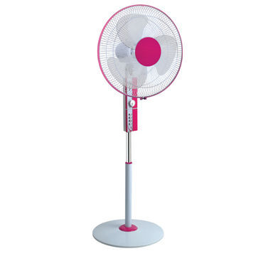 18-inch Stand Fan with 45W Power, 110 or 220V Voltage and 2-hour Timer