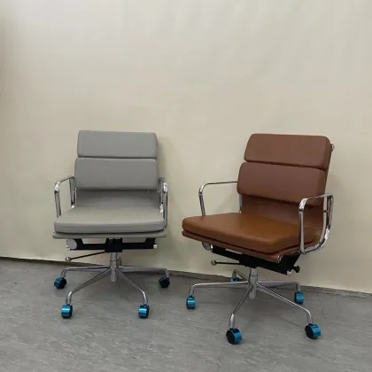 modern home office furniture brown leather office chair