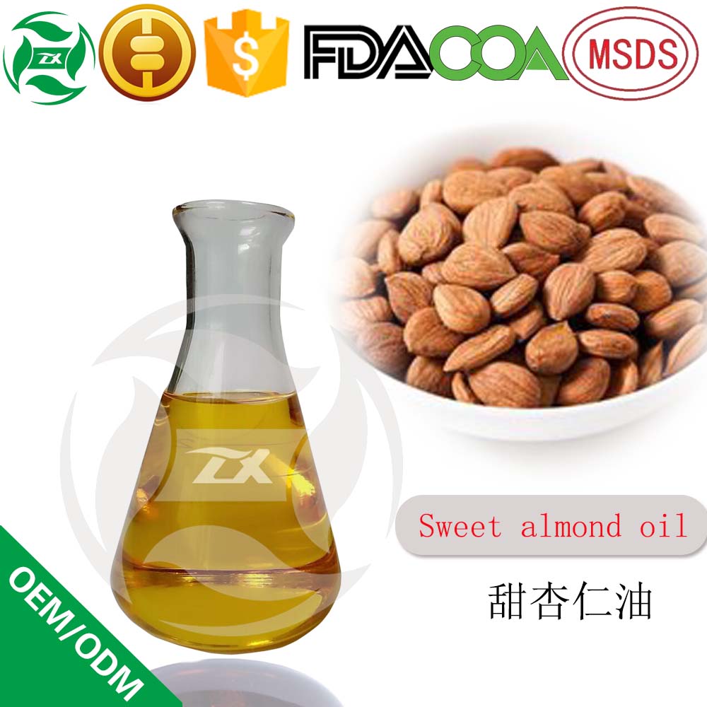 Wholesale 100% Organic Pure Sweet almond oil