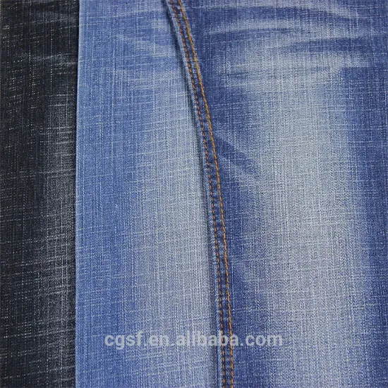 Combed weft colored denim fabric slub yarn thin and light denim fabric,SF1106