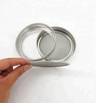 304 Stainless Steel Wide Mouth Mason Jar Lids 86mm