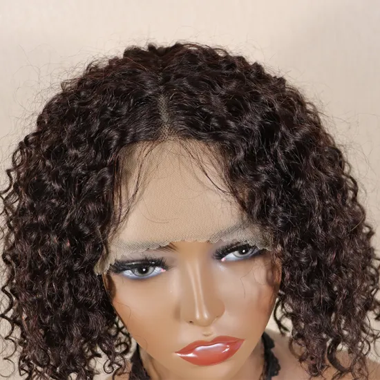 Wholesale price High Quality Human Hair T Part Lace Front deep wave Wigs  Frontal Wigs Hot Selling T part lace closure  wigs