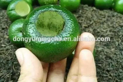 Chinese fruit tea with orange and white tea -----Xiaoqinggan