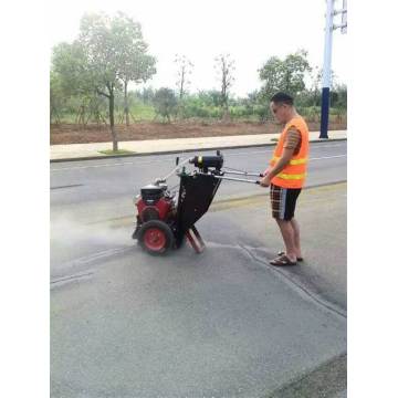 Pavement road grooving machine