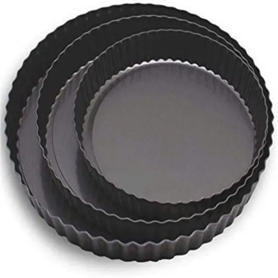 9 Inch Non-Stick Round Quiche Pan with Removable Bottom