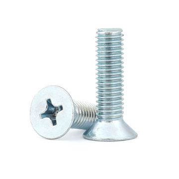 Factory Direct Sales: High-Quality DIN965 Stainless Steel & Carbon Steel Galvanized Metric Cross Recessed Countersunk Head Screws