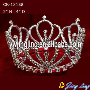 New 2014 Rhinestone Round Boy Crowns Pageant Tiaras