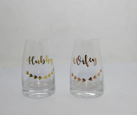 hand blown 2oz tequila crystal glass shot glasses