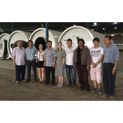 environmentally friendly waste tires pyrolysis plant