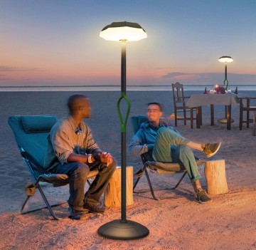 Solar-Powered Waterproof Aluminum LED Garden Light for Holidays and Parties
