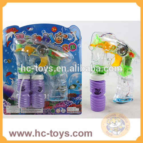 Hot B/O Transparent Bubble Gun, Transparent Bubble Gun, Bubble Toys with Flash, Bubble Gun