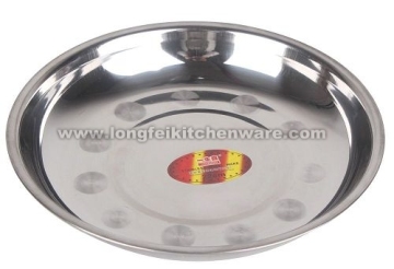 Magnetic stainless steel round plate