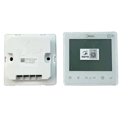 Original Midea Smart Home Control Center Air Energy Water Heater Wire Controller KJRH-86F1-BK(WIFI)