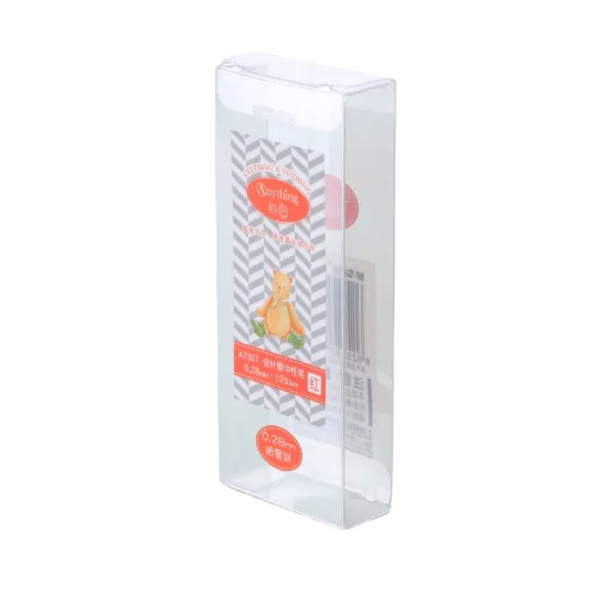 Custom Clear PET PP PVC Boxes: Transparent Plastic Box Protectors for Stationery