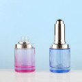 Flacon compte-gouttes en verre de forme ronde de 30 ml