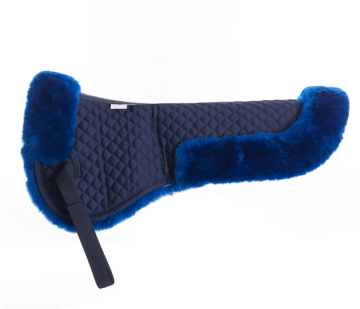 High Quality Sheepskin Quilt Half Saddle Pad