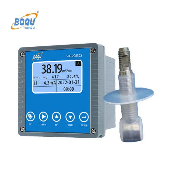 BOQU SJG-3083 High Range Water Quality Detection Meter (0~26.00%, 26~42.00%) - KOH, Water, Sulphuric Acid, Nitric Acid