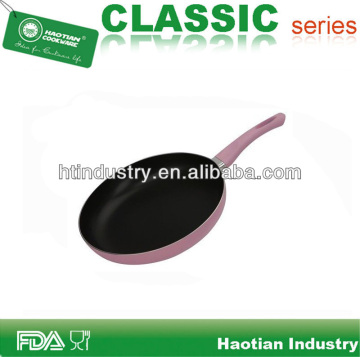 Aluminum non-stick pink frying pan