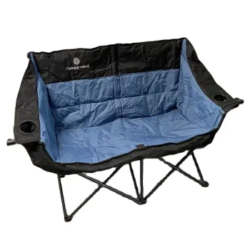 Portable Comfortable Double Loveseat with Easy Setup and Cup Holder