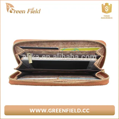 Eco-friendly cork wallet nature wood cork wallet