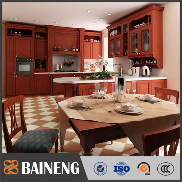 Good price solid wood walnut kitchen cabinets for sale