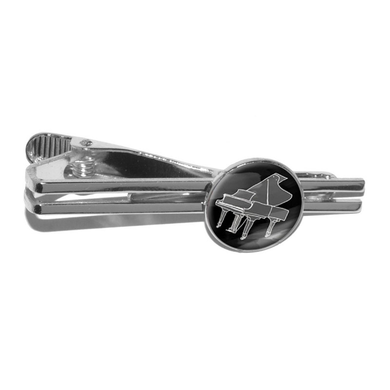 Nickel Piano Player Instrument Music Clip Clasp