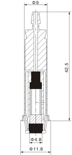 Dimension of BAPC309033011 Armature Assembly: