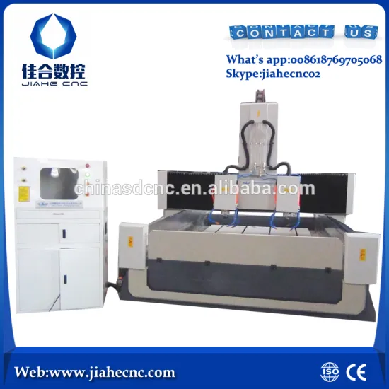 New design double 5.5kw spindle servo motor 1325 cnc router for stone carving
