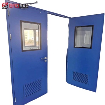 Designs Modern Interior Hospital School Clean Room Glass Steel Door Exterior Garage Fire Rated Security Doors
