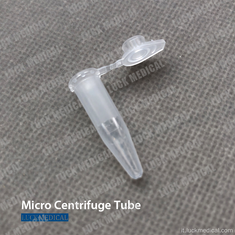 Tubo di micro centrifuga usa e getta MCT