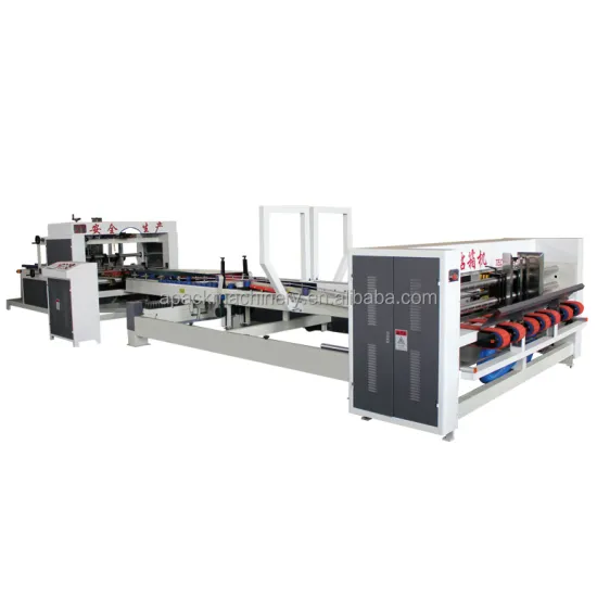 Automatic Carton Box Folder Gluer Machine - Cardboard Box Gluing Machinery For Sale
