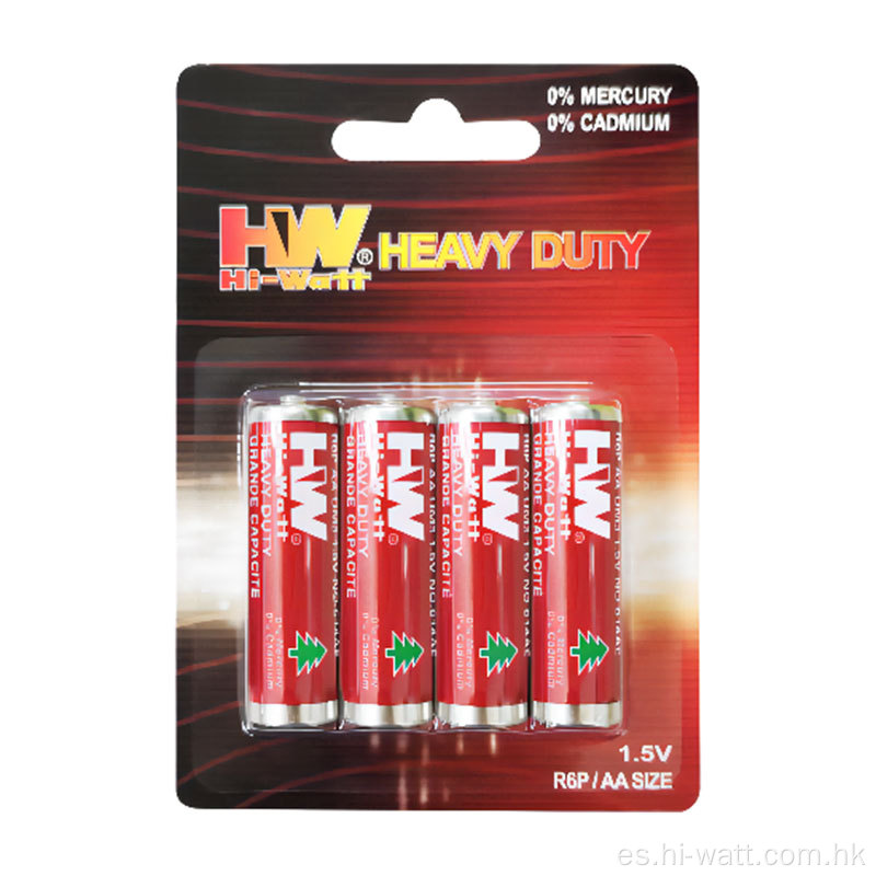 Chaqueta de PVC resistente con batería AA R6P de 1,5 V