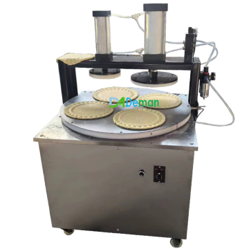 Automatic Rotary Pizza Crust Making Machine | Dough Pressing & Naan Bread Former