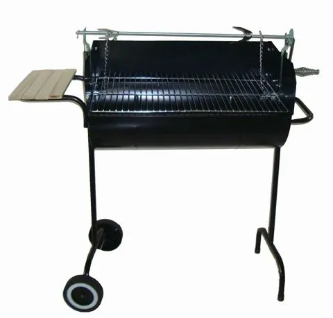 Outdoor Large  South America half barrel bbq grill braai barbecue grill
