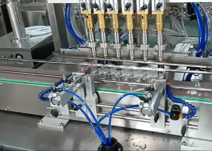 Automatic Vegetable Oil Edible Oil Linear Filling Machine