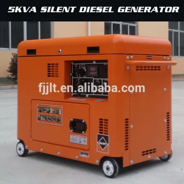 5KVA Silent diesel generator with pulley wheels and handle