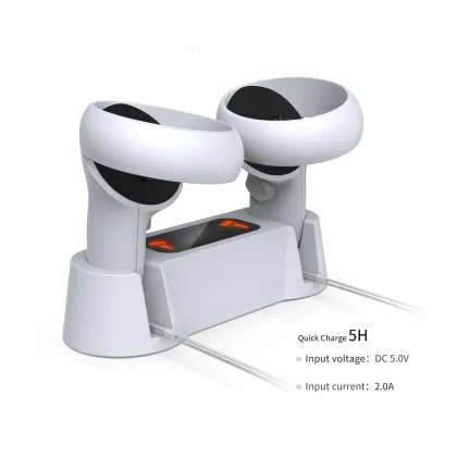 Charging Base for Oculus Quest 2 Controllers with Battery Pack
