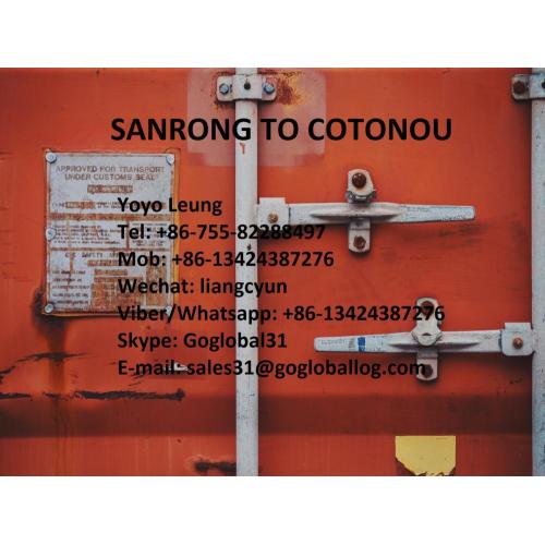 Zhaoqing Sanrong Sea Freight to Benin Cotonou