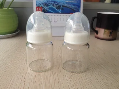 custom glass milk bottles Safety baby glass milk bottles wholesale