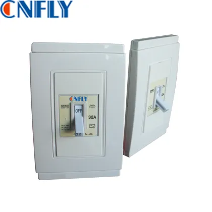 Haco 32A 30A Overcurrent Safety Breaker Flush Wall Switch Type Circuit Breaker