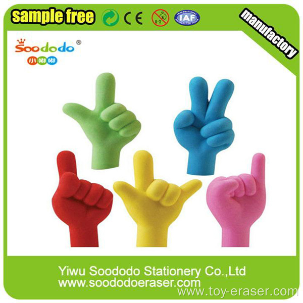 Cute Rubber Eraser For Pencil WIth Finger Shape