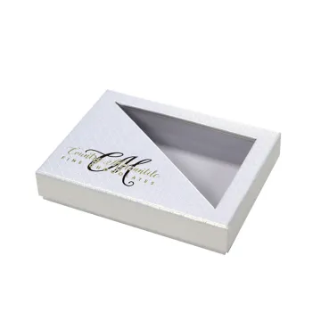 Skin Care Kit Box With PVC Window Lid
