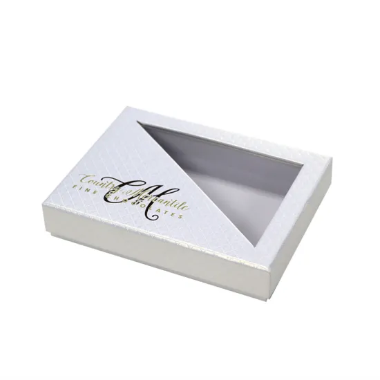 Skin Care Kit Box With PVC Window Lid
