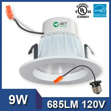 cULus Energy Star Listed 4inch 9W Dimmable downlight ceiling recessed
