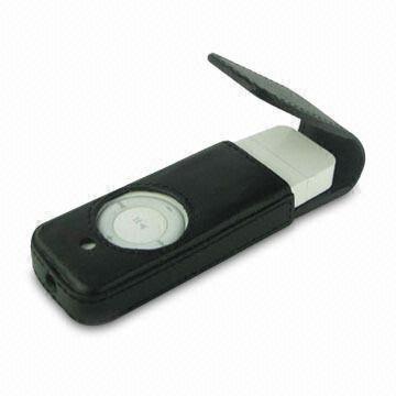 Genuine Soft-leather Case, Perfectly Fit Device, Suitable for Shuffle 3rd iPod