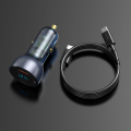 Display Digital Dual Car Charger 65W