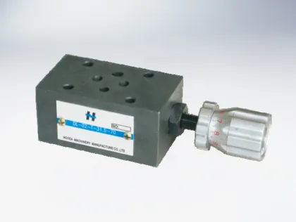 Stackable One-way Throttle Hydraulic Valve